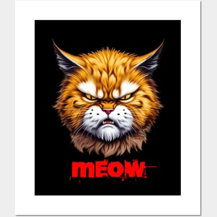 This cat is PISSED! Posters and Art